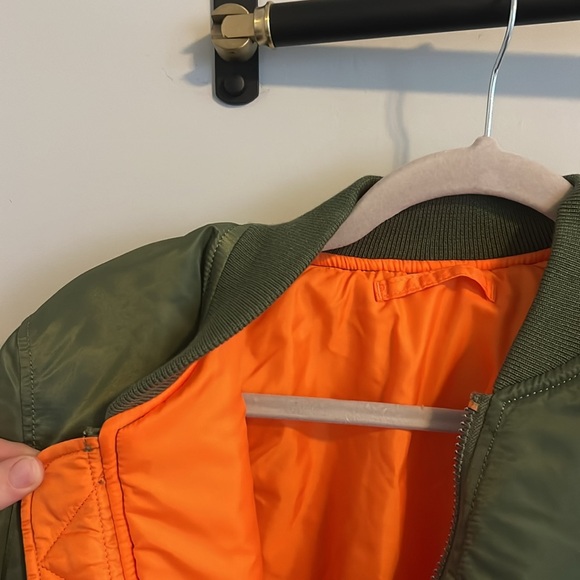 Alpha Industries Bomber (Sage Green) NWT - Picture 6 of 6